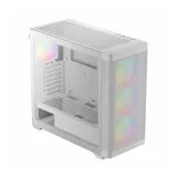 CASE GAMDIAS ATHENA M3 WHITE ARGB – MID TOWER | 4 FAN ARGB PWM | HỖ TRỢ E-ATX